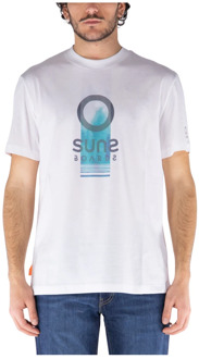 Suns Wave T-Shirt Verhoog Casual Garderobe Suns , White , Heren - 2Xl,Xl,L,M,S
