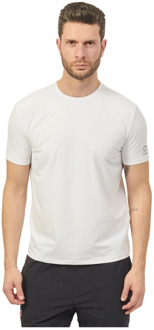 Suns Wit T-shirt met technische stof Suns , White , Heren - 2Xl,Xl,L,M