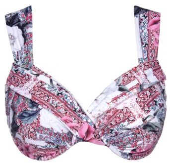 Sunseeker Desert Folk Floral Plus Cup Top * Actie * Roze,Versch.kleure/Patroon - D 44