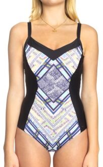Sunseeker Tribe Attack Swimsuit Versch.kleure/Patroon,Zwart - D 36,D 38,D 44,E 38,E 40