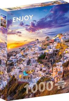 Sunset over Santorini Puzzel (1000 stukjes)