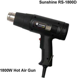 Sunshine 1600W 1800W Heteluchtpistool Draagbare Verstelbare Temperatuur Blower Voor Smd Rework Station Krimpfolie Power tool RS-1800D