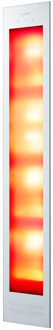 Sunshower Deluxe White UV en Infrarood Inbouwapparaat 32x187x16cm Full Body 2000watt Aluminium
