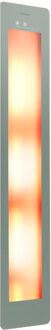 Sunshower One L Round Infrarood 185x33 cm Inbouw - Opbouw vlak of hoek Organic Grey - Sunl0500-l0103