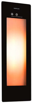 Sunshower One S Round Infrarood 95x33 cm Inbouw - Opbouw vlak of hoek Black Zwart