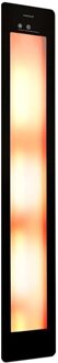 Sunshower Plus L Round Infrarood en UV-licht 185x33 cm Inbouw - Opbouw vlak of hoek Black - Sunl0600-l0102
