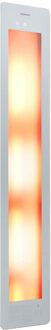 Sunshower Plus L Round Infrarood en UV-licht 185x33 cm Inbouw - Opbouw vlak of hoek White - Sunl0600-l0101