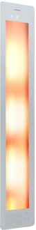 Sunshower Plus L Round Infrarood en UV-licht 185x33 cm Inbouw - Opbouw vlak of hoek White Wit
