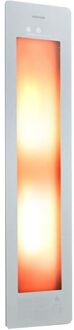 Sunshower Plus M Round Infrarood en UV-licht 140x33 cm Inbouw - Opbouw vlak of hoek White Wit
