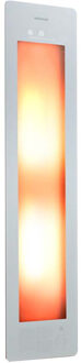 Sunshower Plus M Round Infrarood en UV-licht 140x33 cm Inbouw - Opbouw vlak of hoek White Wit