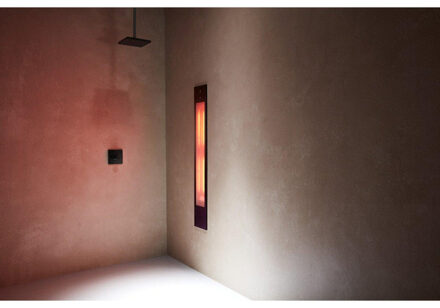 Sunshower Pure XL 2.0 Black Infrarood Inbouw - 19.9x123.8x10cm - full body - 1500W - zwart 80064