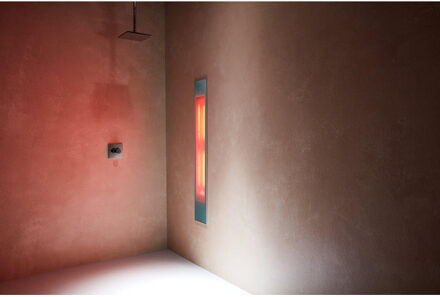 Sunshower Pure XL 2.0 Organic Grey Infrarood Inbouw - 19.9x123.8x10cm - full body - 1500W - Organic Grey 80034