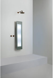 Sunshower Round Medium Plus infrarood + UV licht opbouw incl. Wandbeugel 140x33x12cm Organic Grey M0600-M0103-SML0700