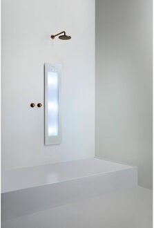 Sunshower Round Medium Plus infrarood + UV licht opbouw incl. wandbeugel 140x33x12cm White M0600-M0101-SML0700 White (Wit)