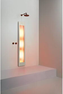 Sunshower Round One L infrarood opbouw incl. Wandbeugel 185x33x12cm full body Sand White L0500-L0106-SML0700