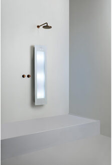Sunshower Round Plus L infrarood + UV licht opbouw incl. Wandbeugel 185x33x12cm full body White L0600-L0101-SML0700 White (Wit)