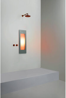 Sunshower Round Small One infrarood inbouw 95x33x10cm Grey S0500-S0103 Organic Grey