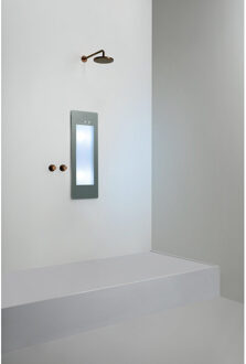 Sunshower Round Small Plus infrarood en UV licht inbouw 95x33x10cm Grey S0600-S0103 Organic Grey