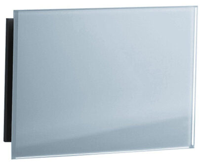 Sunshower ventilatierooster 15x9cm voor Pure en Pure Xl en Deluxe glas wit