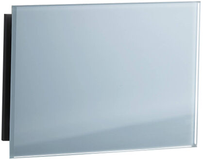 Sunshower ventilatierooster 15x9cm voor Pure en Pure Xl en Deluxe glas wit