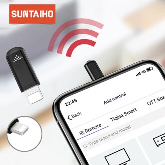Suntaiho Universal Smart Infrarood Afstandsbediening Voor Iphone Samsung Xiaomi Mini Ip Remote Controller Adapter Voor Tv Airconditioning For iPhone