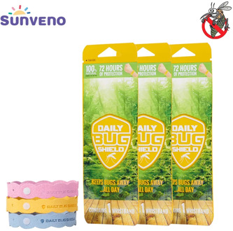 Sunveno Mosquito Repellent Bracelet - Insect Repellent Bands All Natural Anti Mosquito Bracelet Travel Repellent Mosquit 3pcs
