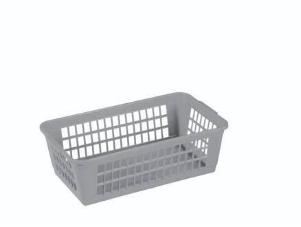 SunWare Basic opbergmandje klein grijs - 25,7 x 15 x 8,1 cm