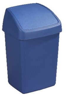 SunWare Delta Afvalbak 10ltr Swing Blauw