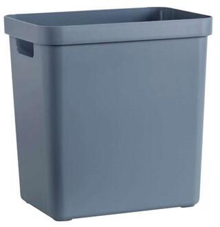SunWare Donkerblauwe opbergboxen/opbergmanden 25 liter kunststof - Opbergbox