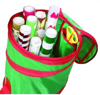 SunWare Kerst inpakpapier/cadeaupapier opbergtas Groen