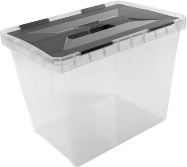 SunWare Onyx opbergbox 25L transparant