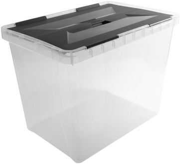 SunWare Onyx opbergbox 40L transparant