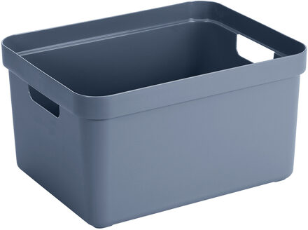 SunWare opbergbox Sigma - kunststof - 32 liter - donkerblauw - opberg dozen/bakken