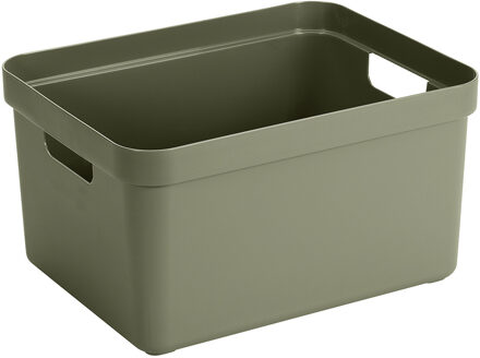 SunWare opbergbox Sigma - kunststof - 32 liter - donkergroen - opberg dozen/bakken