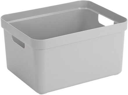 SunWare opbergbox Sigma - kunststof - 32 liter - lichtgrijs - opberg dozen/bakken