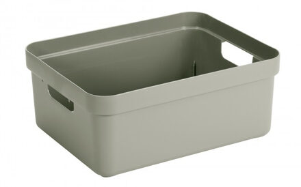 SunWare Opbergbox Sigma - kunststof - groen - 24 liter - Opbergbakken/opbergers