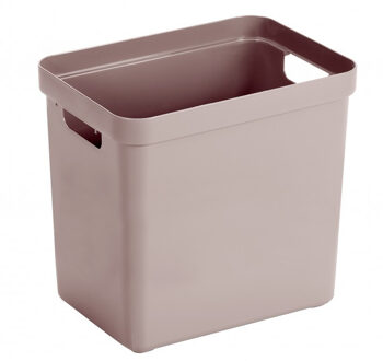 SunWare Opbergbox Sigma - kunststof - roze - 25 liter - Opbergbakken/opbergers