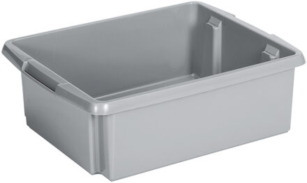 SunWare Opslagbox Nesta - kunststof - 17L - grijs - 45 x 36 x 14 cm