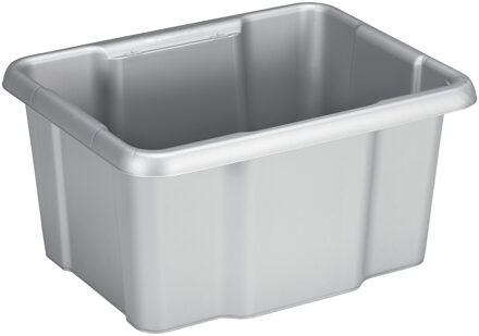 SunWare Opslagbox Nesta - kunststof - 24L - grijs - 42 x 33 x 22 cm