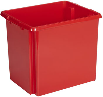 SunWare Opslagbox Nesta - kunststof - 45L - rood - 45 x 36 x 36 cm
