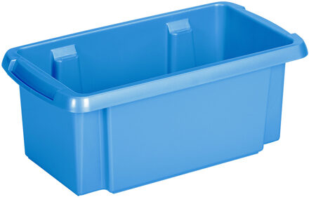 SunWare Opslagbox Nesta - kunststof - 7L - blauw - 38 x 21 x 14 cm