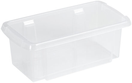 SunWare Opslagbox Nesta - kunststof - 7L - transparant - 38 x 21 x 14 cm