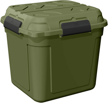 SunWare outdoor/tuin opberg box - waterdicht - groen - 110 liter - 53 x 60 x 55 cm - kunststof