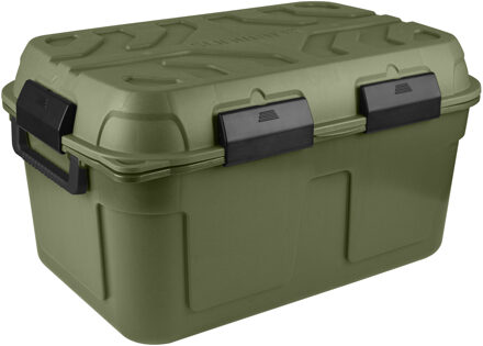 SunWare outdoor/tuin opberg box - waterdicht - groen - 130 liter - 55 x 79 x 43 cm - kunststof