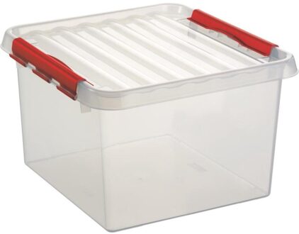 SunWare Q-line Box 26l Transparant Rood