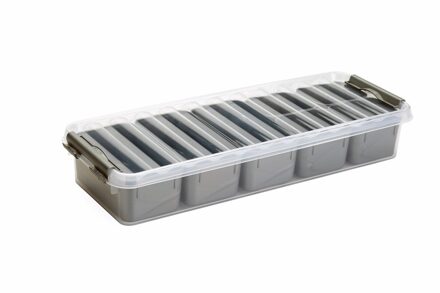 SunWare Q-line mix-box 2,5 liter + inzetbakjes Grijs