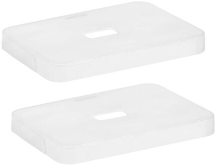 SunWare Set van 2x stuks deksels transparant voor Sunware opbergbox van 9/13/18/25 liter Sigma serie - Opbergbox