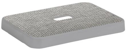 SunWare Sigma home deksel stof grijs - opbergbox 5L - 24 x 16,5 x 2,5 cm