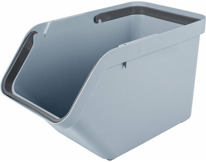 SunWare Sigma Home sorteer bak - afvalbak - blauw - stapelbaar - 30L - 49 x 27 x 30 cm
