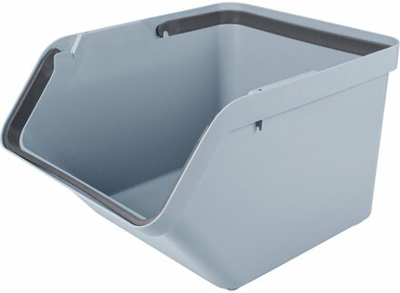 SunWare Sigma Home sorteer bak - afvalbak - blauw - stapelbaar - 45L - 49 x 39 x 30 cm